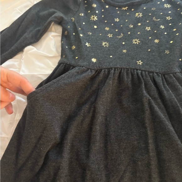 Cat & Jack B Stars and Moon Long Sleeve Sweater Dress - Picture 6 of 8